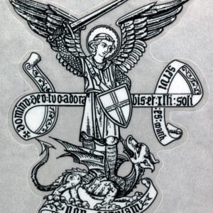 Autocollant saint Michel Archange