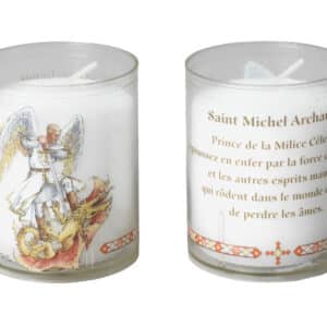 Bougie veilleuse Saint Michel