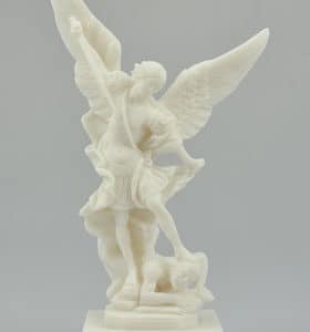statue de saint michel albatre